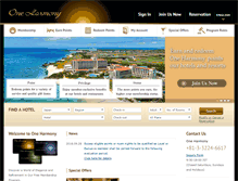 Tablet Screenshot of oneharmony.com